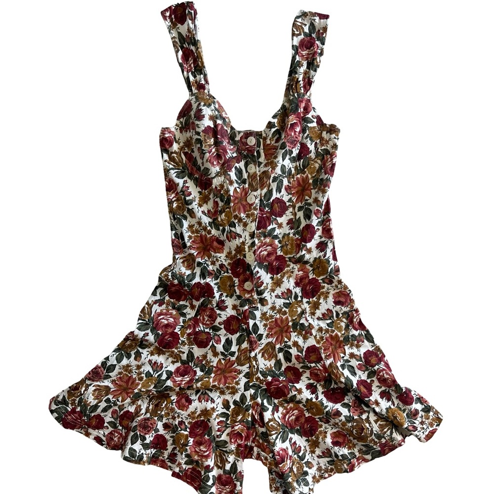 Vintage 90s Energie Floral Romper Size Med
